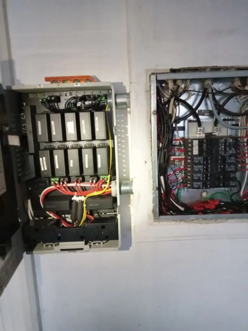 Electrical panel upgrade completed for Ring Doorbell Installation in Alamo